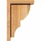 Ekena Millwork Ridgewood Rough Sawn Corbel w/Backplate, Western Red Cedar, 6"W x 8"D x 12"H COR06X08X12RID01RWR - alternate 4